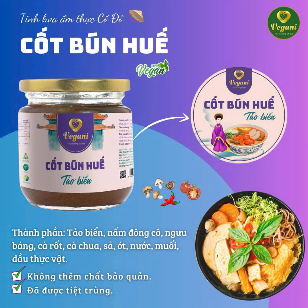 Cốt bún Huế tảo biển