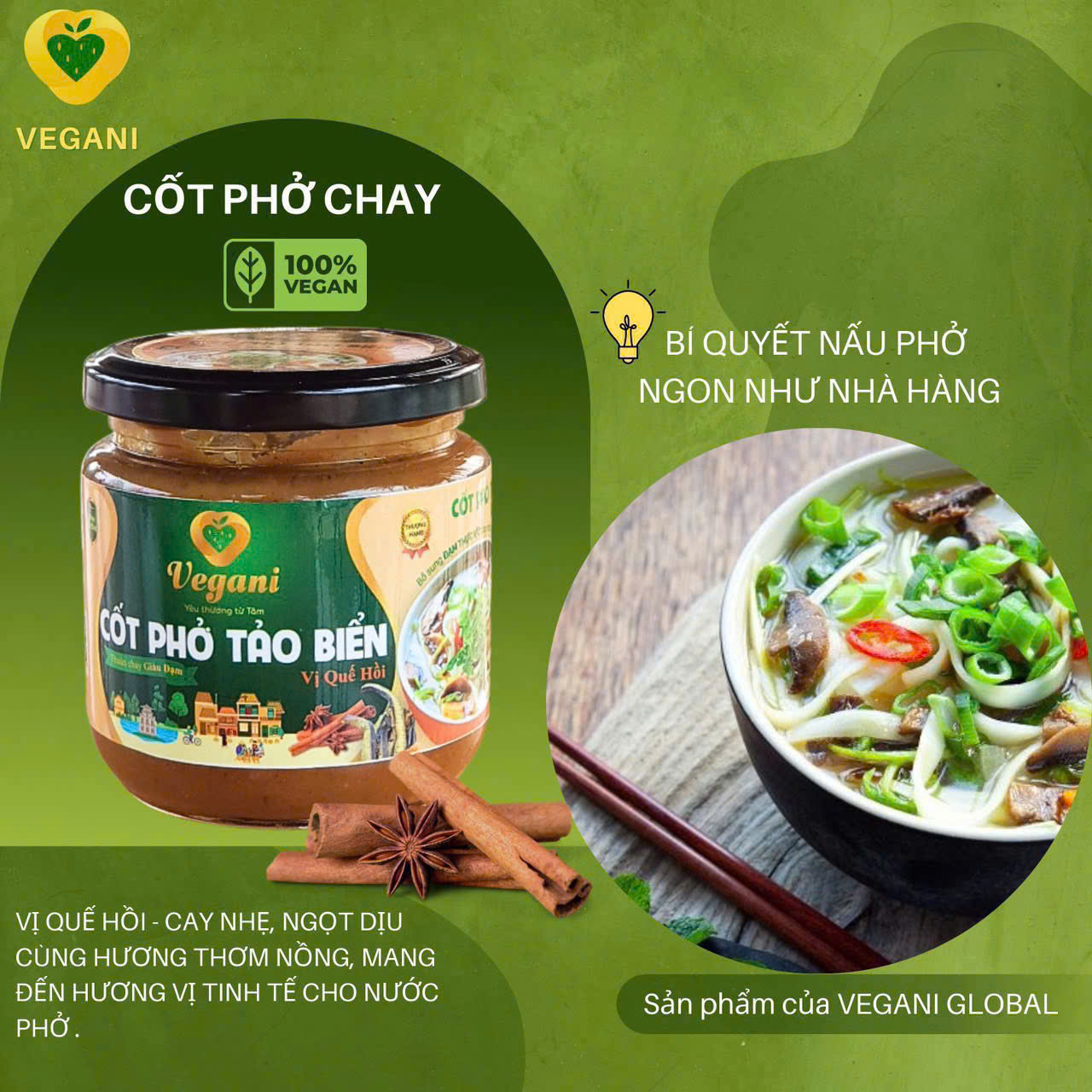 Cốt phở chay
