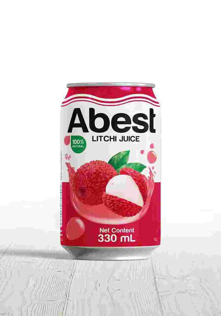 Abest Litchi Juice 330mlx24 cans